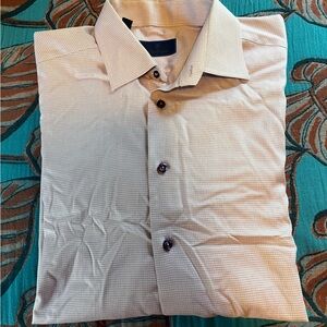 David Donahue Purple Buttondown Dress Shirt